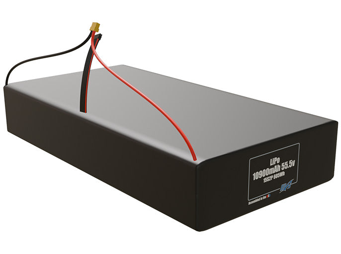 LiPo 10900mAh 15S2P 55.5v Battery Pack