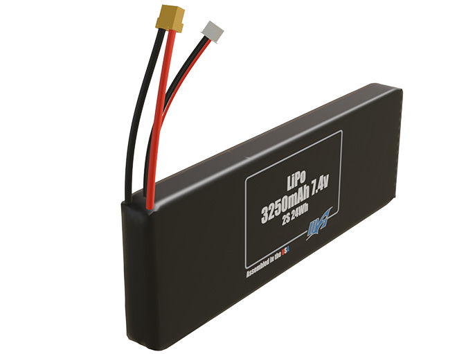 LiPo 3250mAh 2S 7.4v Battery Pack