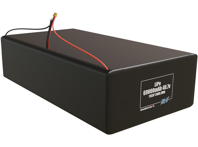LiPo 69000mAh 11S3P 40.7v Battery Pack