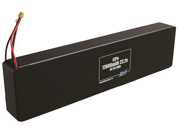 LiPo 17000mAh 6S 22.2v ETE Battery Pack