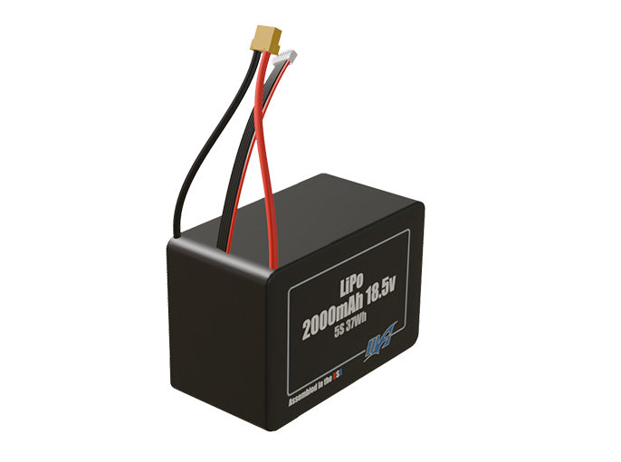LiPo 2000mAh 5S 18.5v Battery Pack
