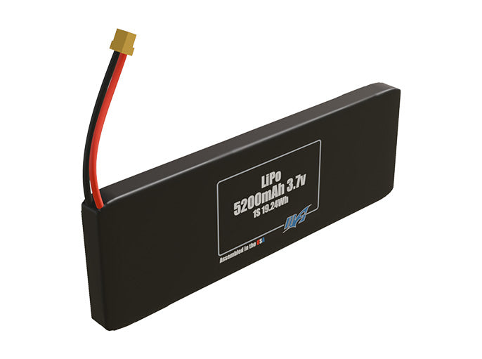 Graphene LiPo 5200mAh 1S 3.7v Battery Pack