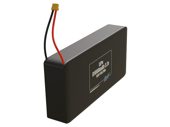 LiPo 81000mAh 1S3P 3.7v Battery Pack