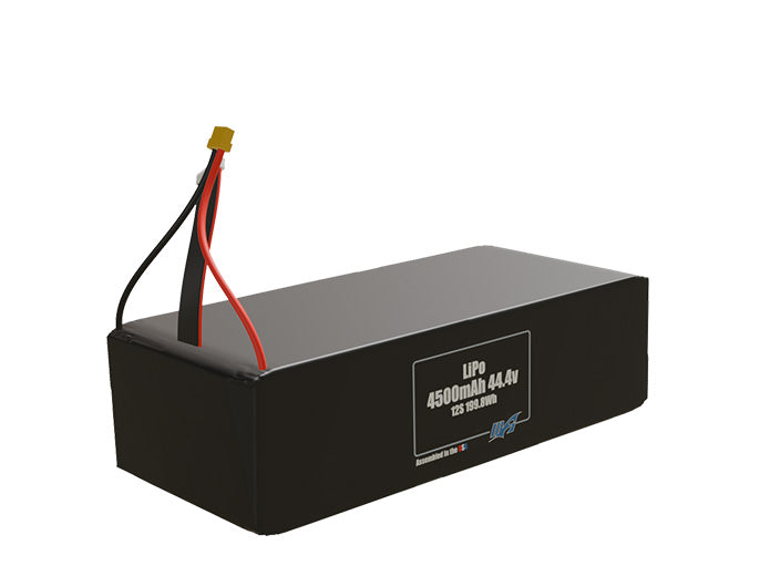 LiPo 4500mAh 12S 44.4v Battery Pack