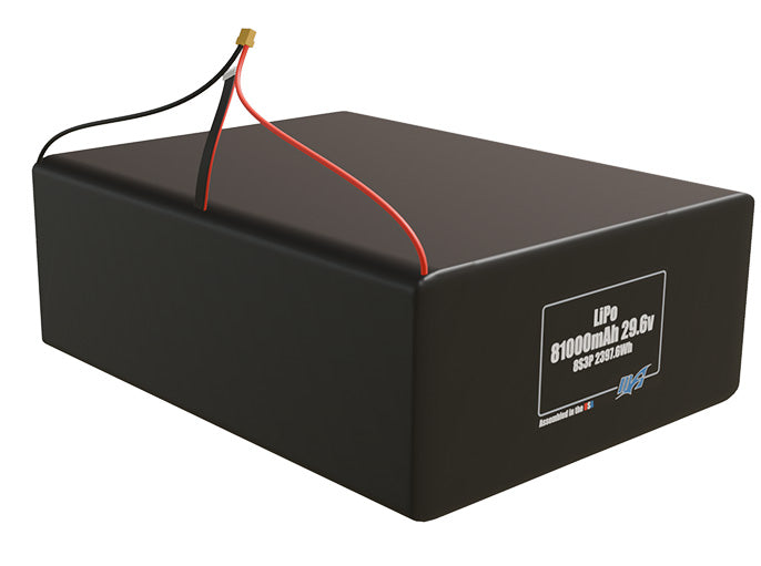 LiPo 81000mAh 8S3P 29.6v Battery Pack