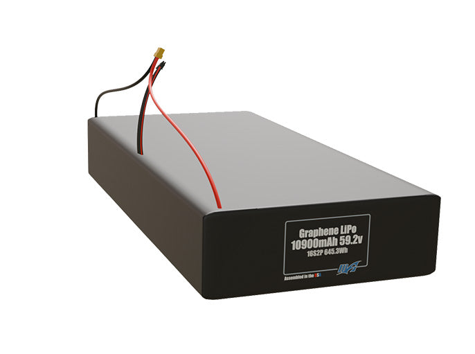 LiPo 10900mAh 16S2P 59.2v Battery Pack