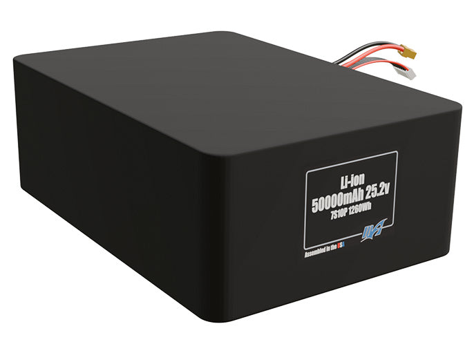 Li-ion 50000mAh 7S10P 25.2v Battery Pack