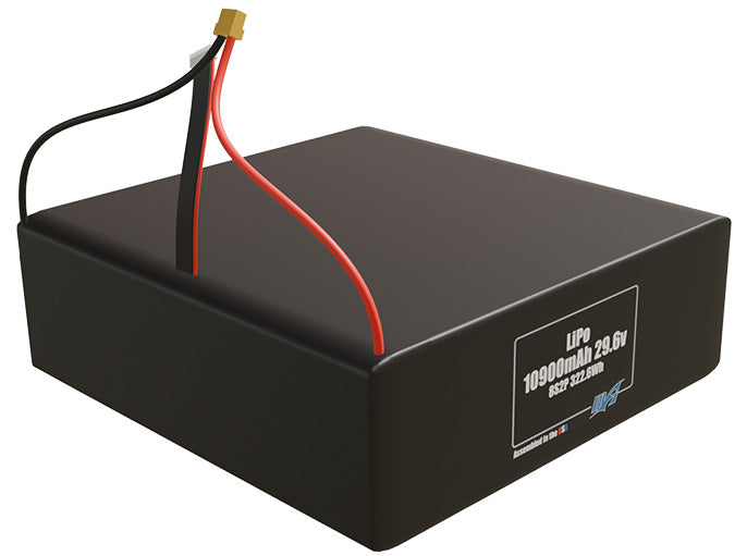 LiPo 10900mAh 8S2P 29.6v Battery Pack