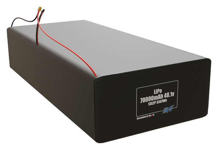 LiPo 69000mAh 13S3P 48.1v Battery Pack