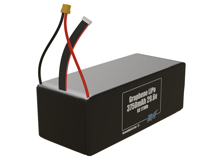 Graphene LiPo 3750mAh 8S 29.6v Battery Pack