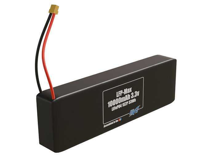 LFP-Max LiFePO4 10000 1S2P 3.3v Battery Pack