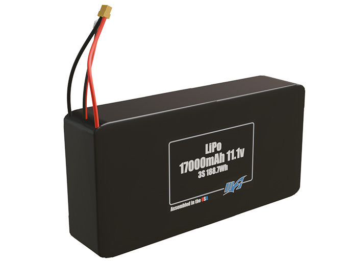 LiPo 17000mAh 3S 11.1v Battery Pack