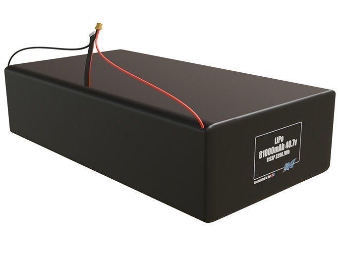 LiPo 81000mAh 11S3P 40.7v Battery Pack