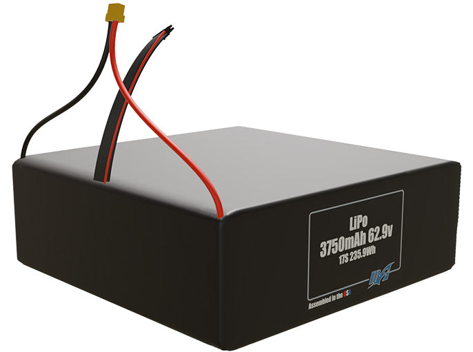 Graphene LiPo 3750mAh 17S 62.9v Battery Pack