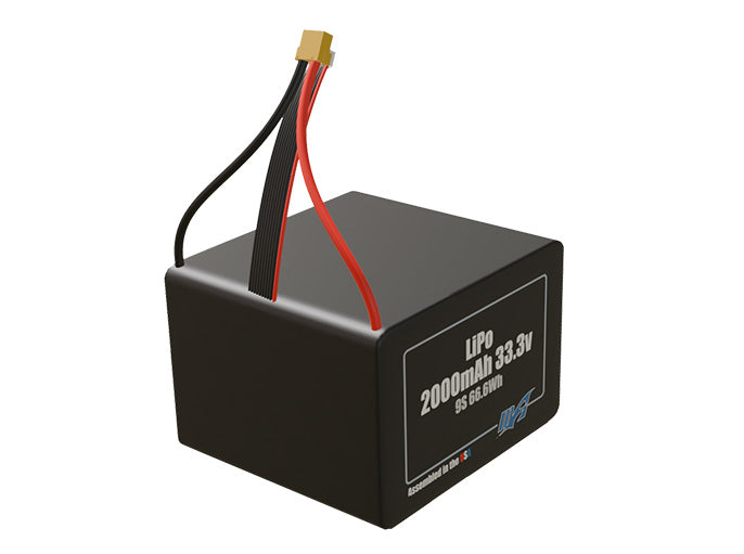 LiPo 2000mAh 9S 33.3v Battery Pack