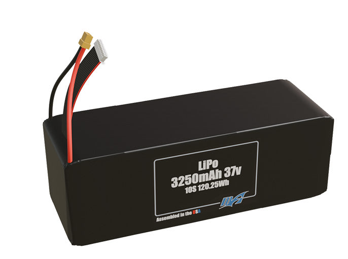 LiPo 3250mAh 10S 37v Battery Pack