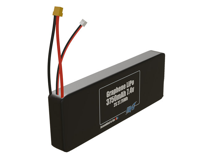 Graphene LiPo 3750mAh 2S 7.4v Battery Pack
