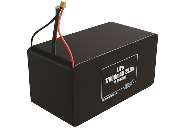 LiPo 17000mAh 7S 25.9v Battery Pack
