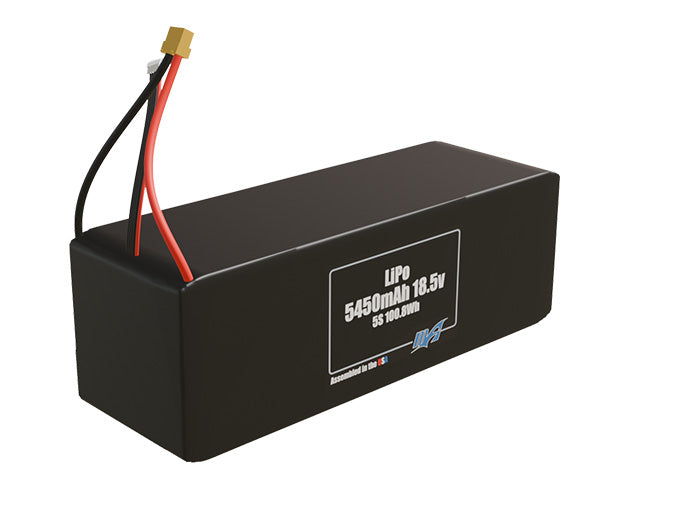 LiPo 5450mAh 5S 18.5v Battery Pack