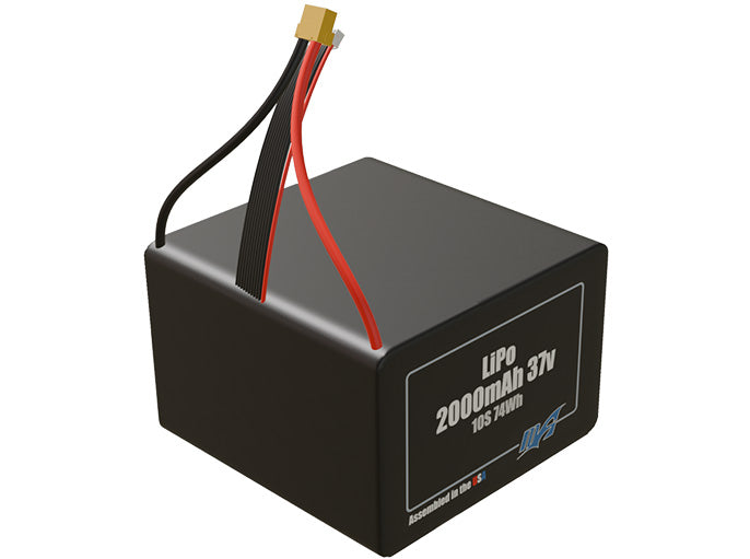 LiPo 2000mAh 10S 37v Battery Pack