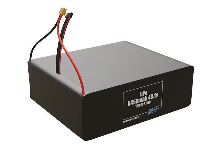 LiPo 5450mAh 13S 48.1v Battery Pack