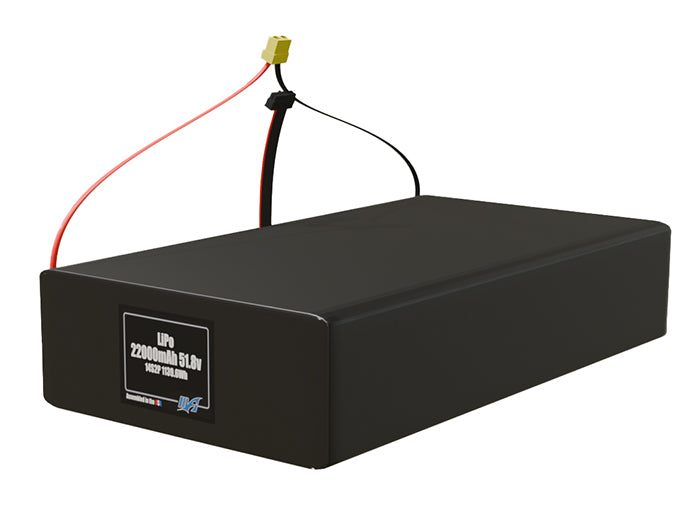 LiPo 22000mAh 14S2P 51.8v Battery Pack