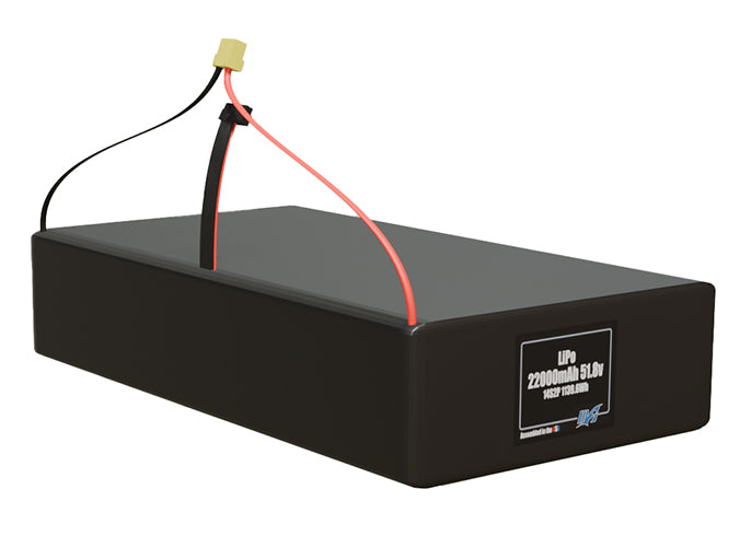 LiPo 22000mAh 14S2P 51.8v Battery Pack