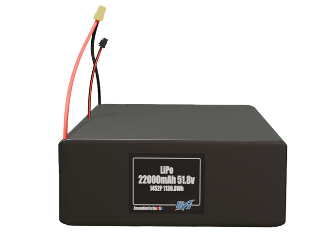 LiPo 22000mAh 14S2P 51.8v Battery Pack