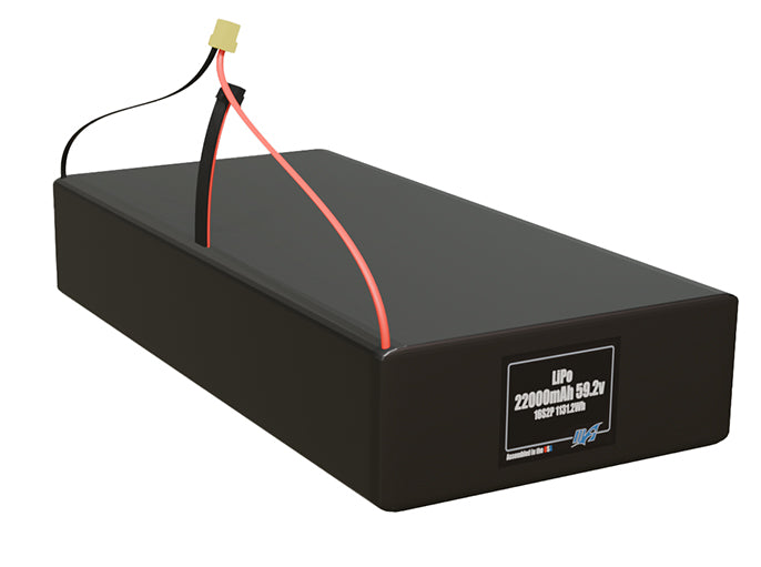 LiPo 22000mAh 16S2P 59.2v Battery Pack