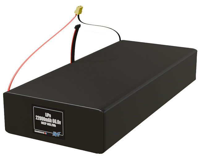LiPo 22000mAh 18S2P 66.6v Battery Pack