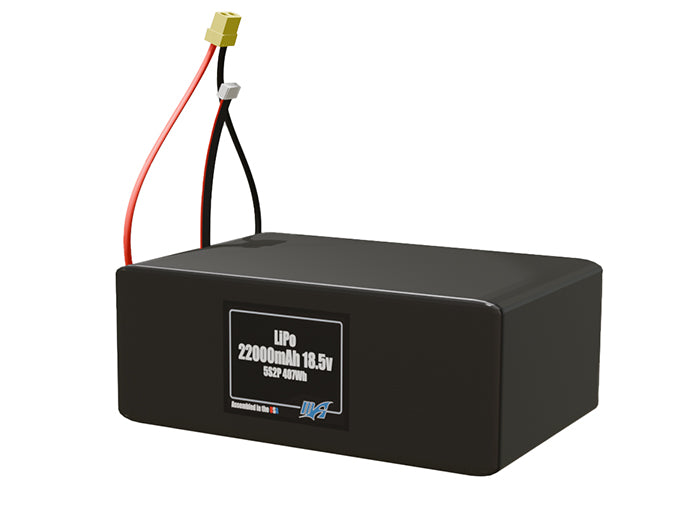 LiPo 22000mAh 5S2P 18.5v Battery Pack