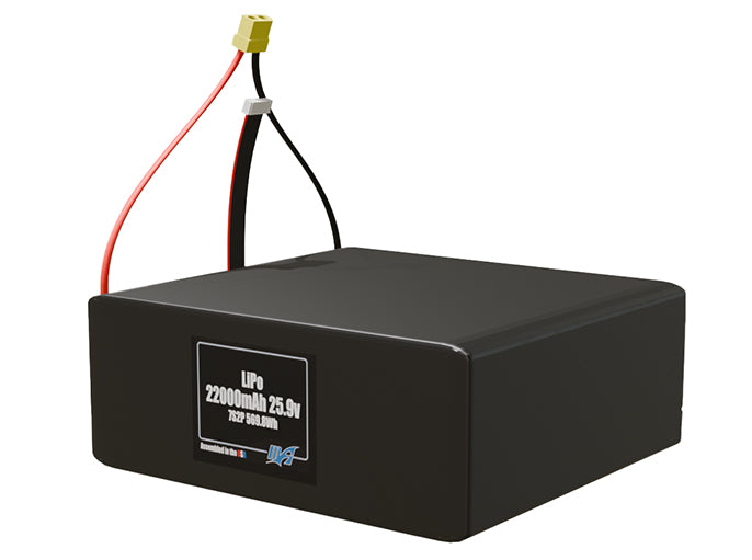LiPo 22000mAh 7S2P 25.9v Battery Pack