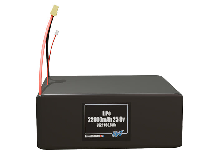 LiPo 22000mAh 7S2P 25.9v Battery Pack