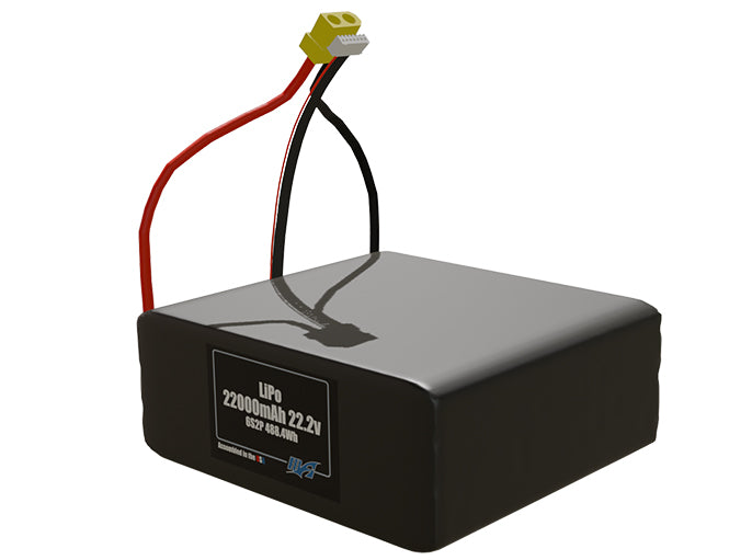 22,000mAh 6s2p 22.2v Battery Pack