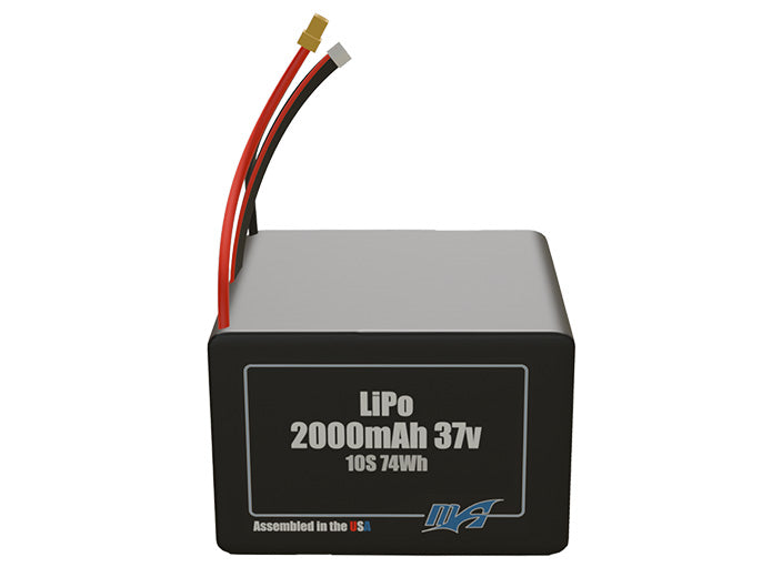 LiPo 2000mAh 10S 37v Battery Pack