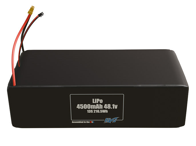 LiPo 4500mAh 13S 48.1v Battery Pack