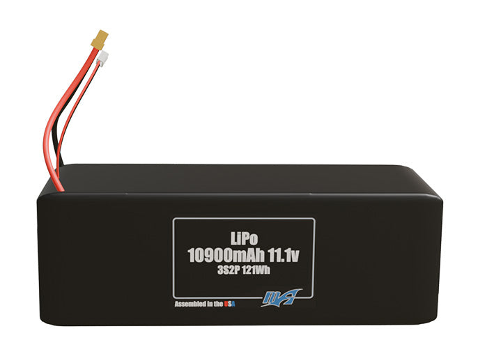 LiPo 10900mAh 3S2P 11.1v Battery Pack