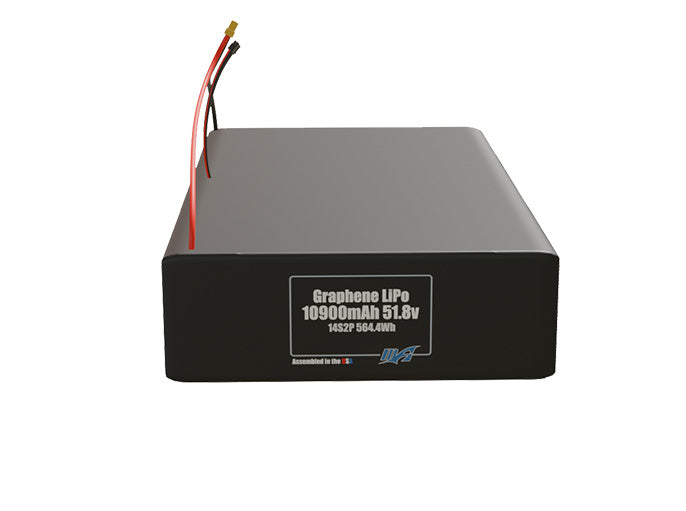 LiPo 10900mAh 14S2P 51.8v Battery Pack