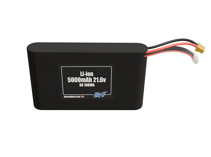 Li-ion 5000mAh 6S 21.6v Battery Pack