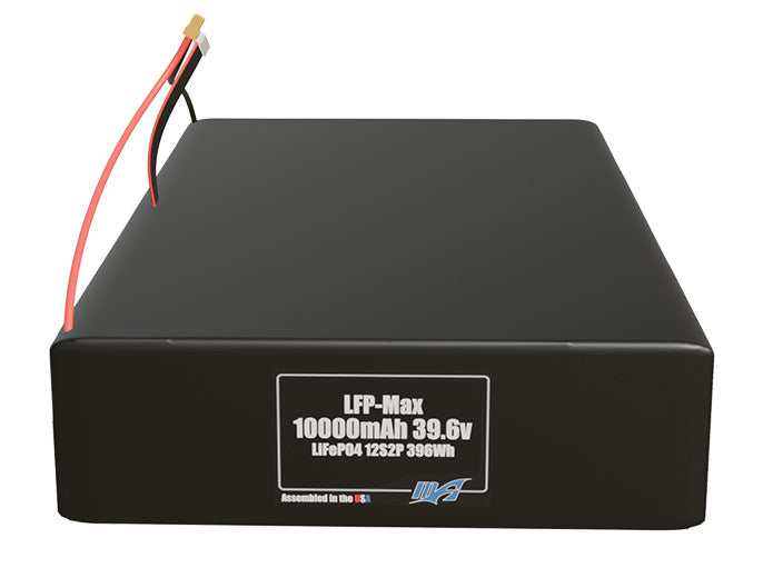 LFP-Max LiFePO4 10000 12S2P 39.6v Battery Pack