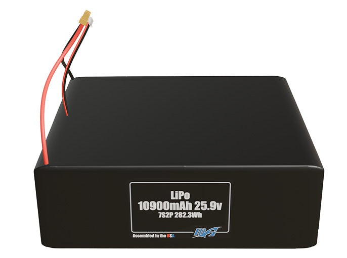 LiPo 10900mAh 7S2P 25.9v Battery Pack
