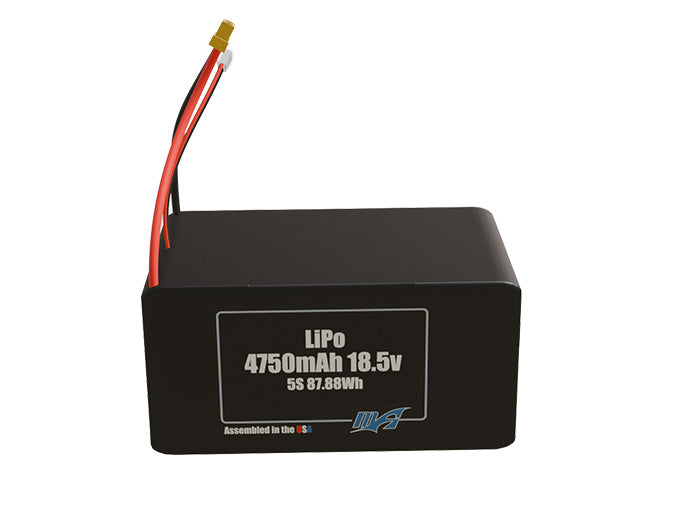 LiPo 4750mAh 5S 18.5v Battery Pack