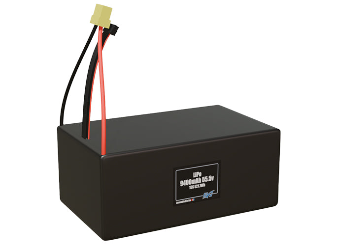 LiPo 9400mAh 15S 55.5v Battery Pack