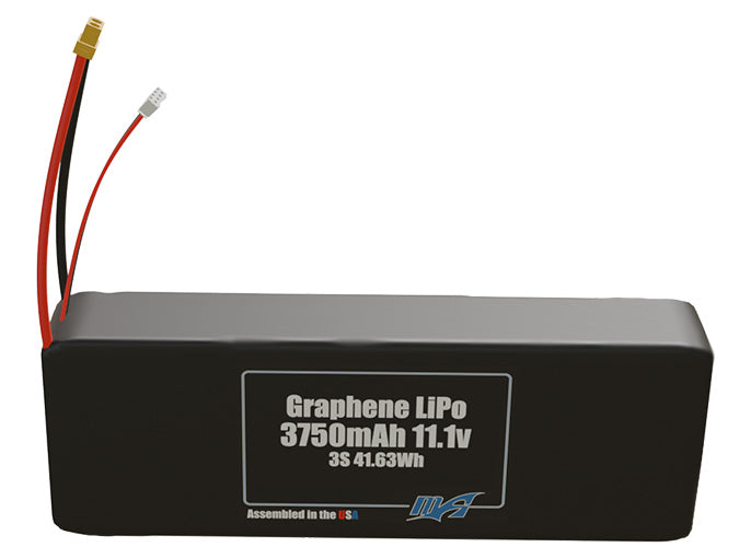 Graphene LiPo 3750mAh 3S 11.1v Battery Pack