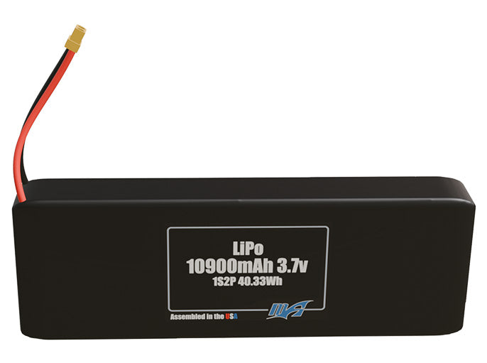 LiPo 10900mAh 1S2P 3.7v Battery Pack
