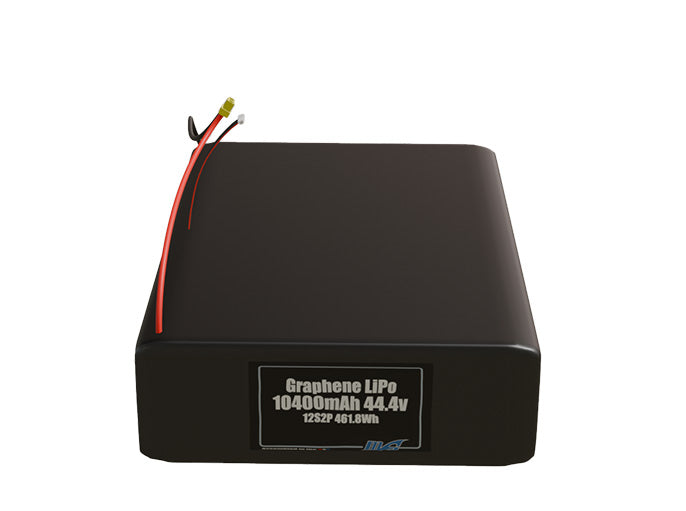 Graphene LiPo 10400mAh 12S2P 44.4v Battery Pack