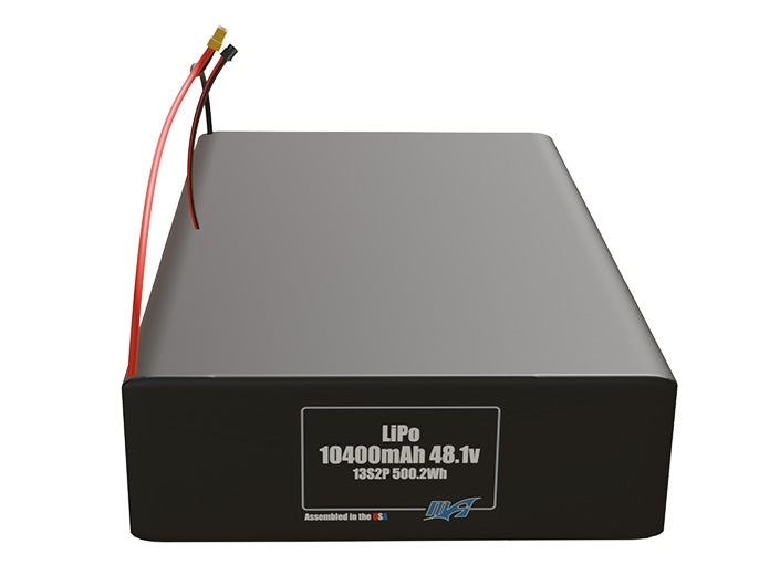 Graphene LiPo 10400mAh 13S2P 48.1v Battery Pack