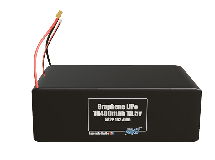 Graphene LiPo 10400mAh 5S2P 18.5v Battery Pack