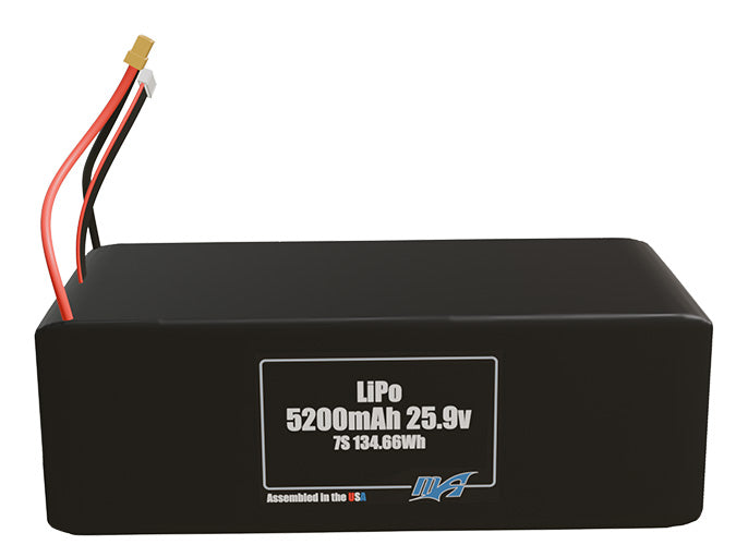 Graphene LiPo 5200mAh 7S 25.9v Battery Pack