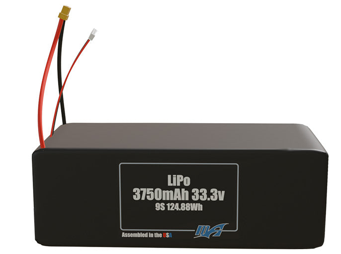 Graphene LiPo 3750mAh 9S 33.3v Battery Pack